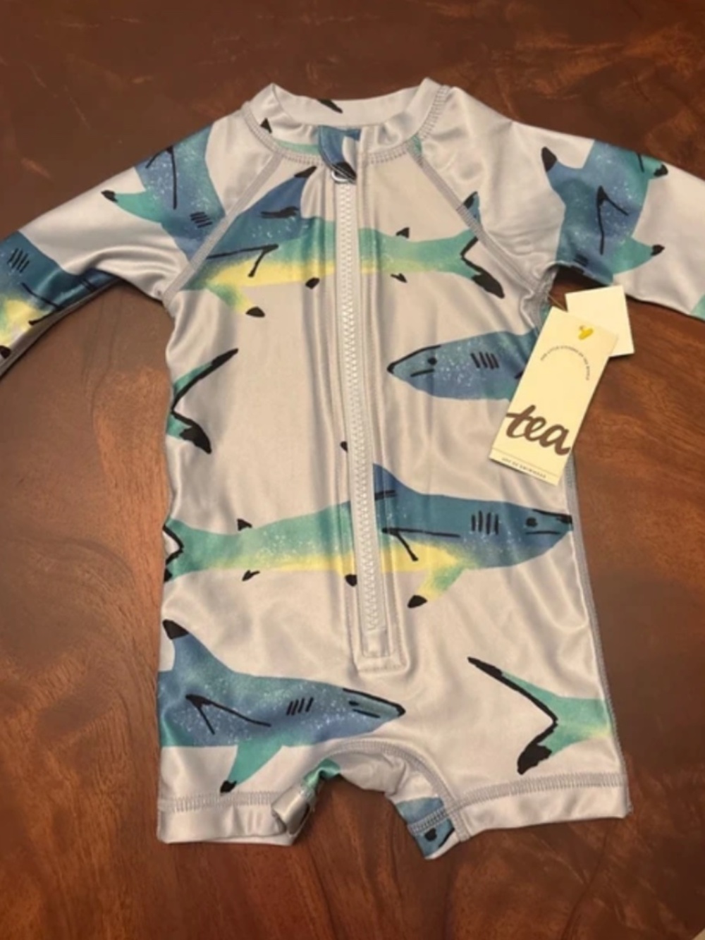 Tea Collection Shark Rashguard Swim - Picture 2 of 3